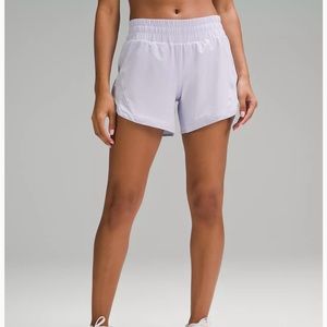 Lululemon Pastel Blue Mid Rise 5” Shorts